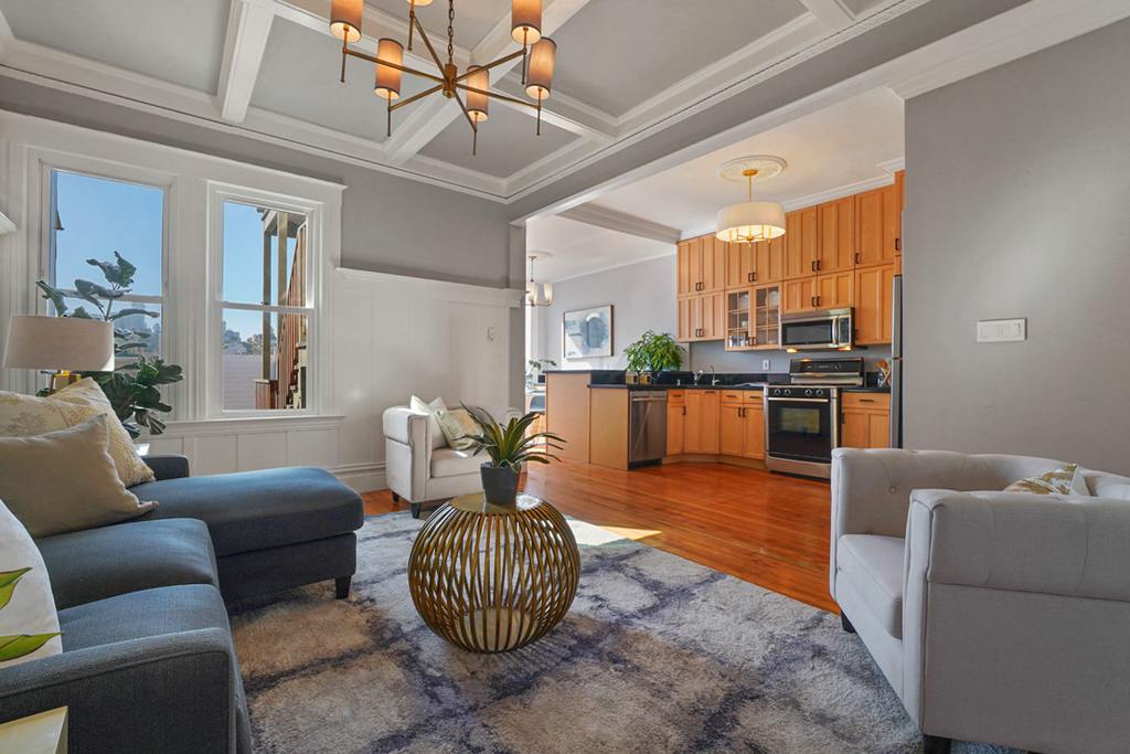 Home remodel kitchen and living space